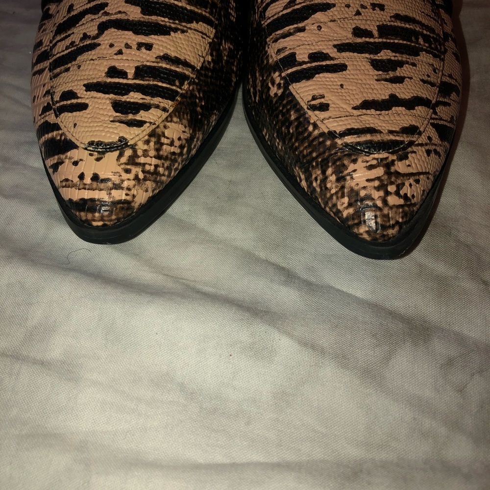 Shoe Cult Nasty Gal Snakeskin Loafers - Picture 8 of 9